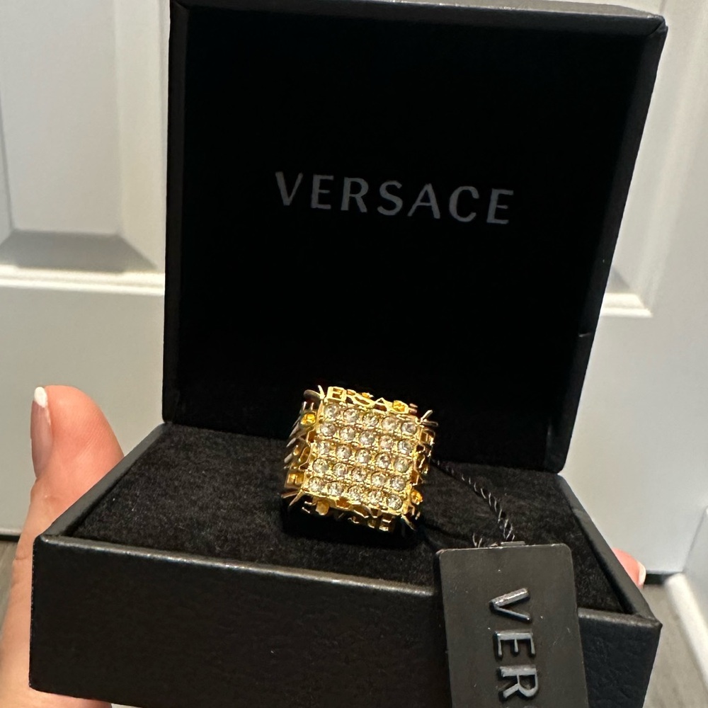 Ring metal + strass